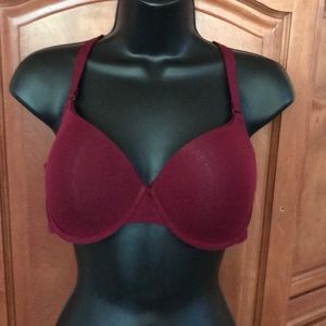 Ambrielle Maroon Full Figure Underwire Bra